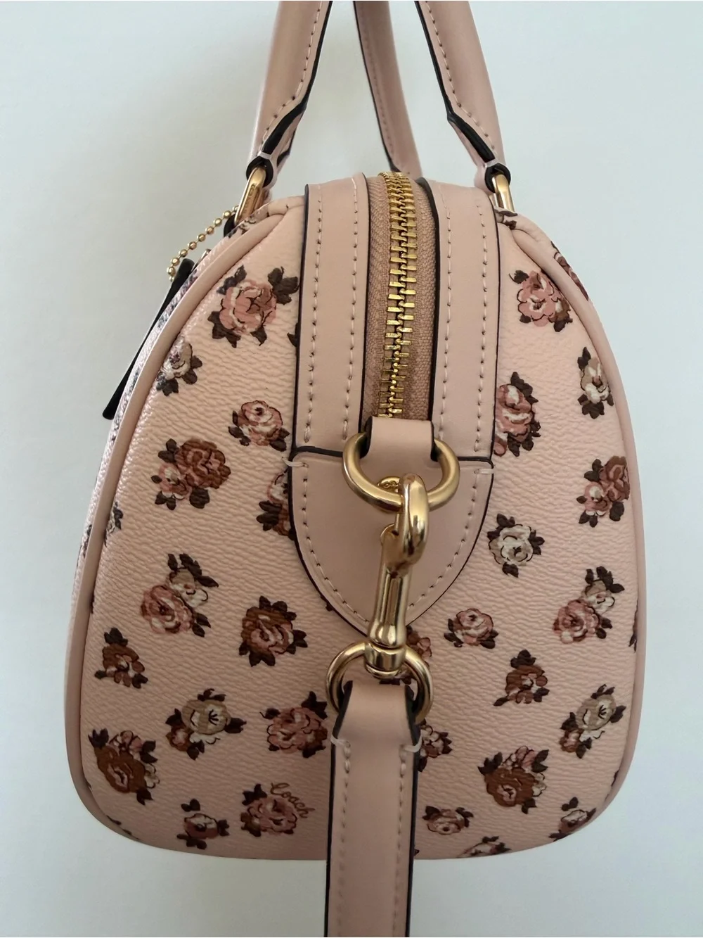 Coach structured satchel